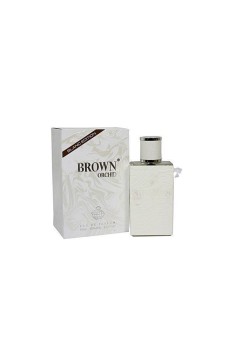 Brown orchid blanc